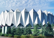 乌兰察布市体育馆使用兴发铝材