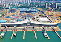 央视新闻|海南新海港客运枢纽项目选用兴发铝材
