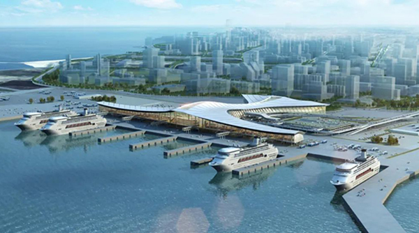 新海港客运综合枢纽站使用兴发铝材