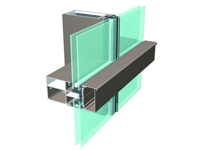 横明竖隐中空玻璃幕墙（穿条）丨国家专利产品：智慧“挂钩式”幕墙