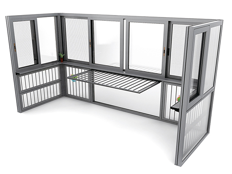 110单轨阳台封装系统丨兴发帕克斯顿家居门窗系统