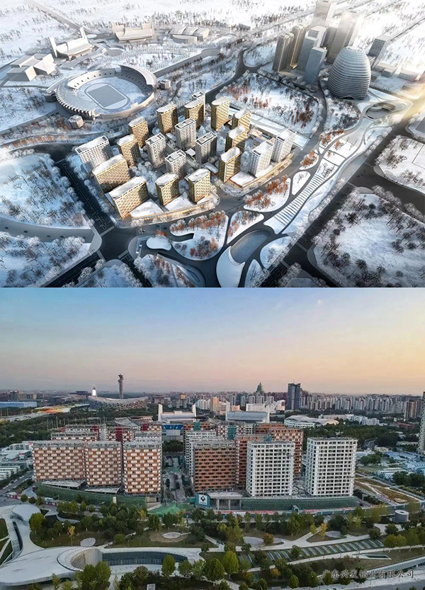 北京冬季奥运村人才公租房项目位于北京市朝阳区奥体文化商务园区内，总建筑面积约33万平方米，由20栋住宅组成。作为北京2022年冬奥会重点工程项目之一，以绿色建筑三<span style=background-color:red>星级</span>和WELL建筑标准为建设目标，运用绿色、健康、智慧、低能耗等集成技术，打造高品质、高舒适度、高尚的健康人文国际社区。 北京冬奥村不仅在赛时为各国运动员及随队官员提供住宿、餐饮、<span style=background-color:red>医疗</span>等保障服务，赛后将作为北京市人才公租房，面向符合首都城市战略定位的人才配租。兴发铝业坚持“以人为本”的理念，为项目提供质量过硬的铝型材，为参赛运动员能有舒适健康的入住体验和冬奥会的成功举办提供优质的服务和坚实的保障，用建筑守护健康彰显生活之美。